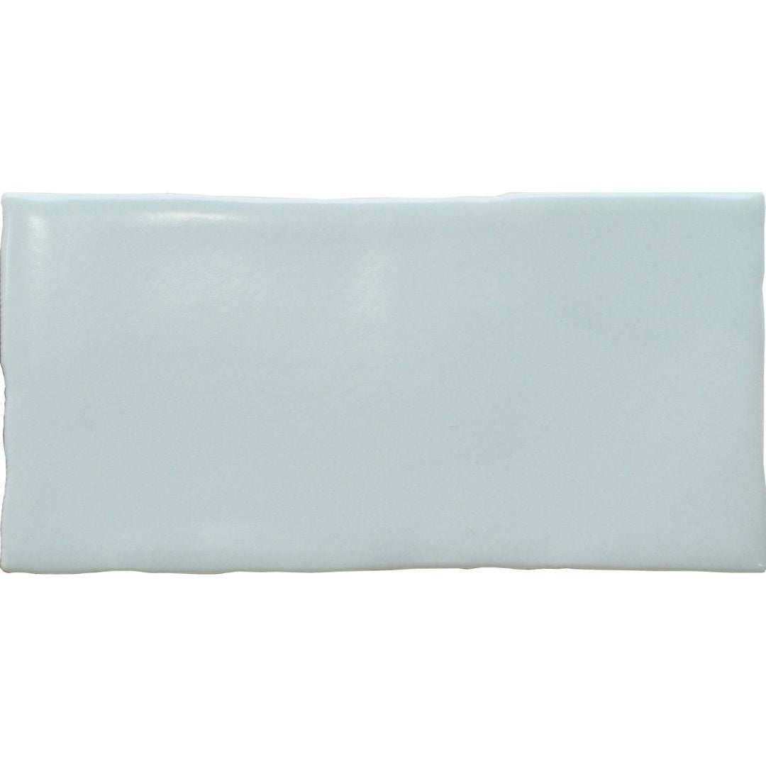 Lodge Mint Green Wavy Edge Matt Ceramic Subway Tiles tile