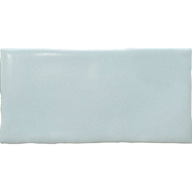 Lodge Mint Green Wavy Edge Matt Ceramic Subway Tiles tile