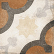 Maioliche Cementine 1 Beige Patterned Matt Porcelain Tiles 200x200mm tile