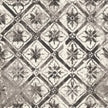 Maioliche Cementine 8 Nera Patterned Matt Porcelain Tiles 200x200mm tile