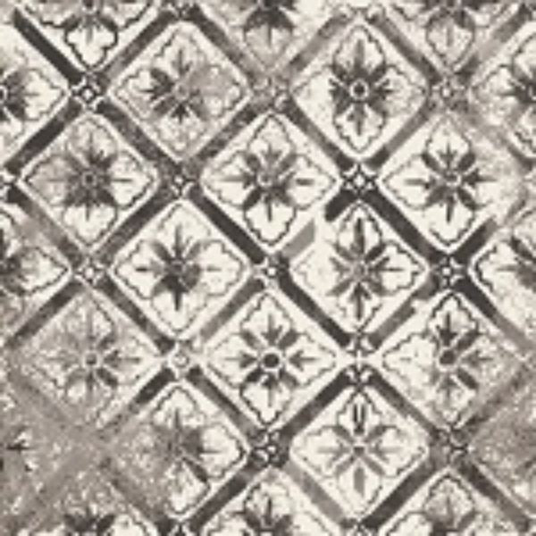 Maioliche Cementine 8 Nera Patterned Matt Porcelain Tiles 200x200mm tile