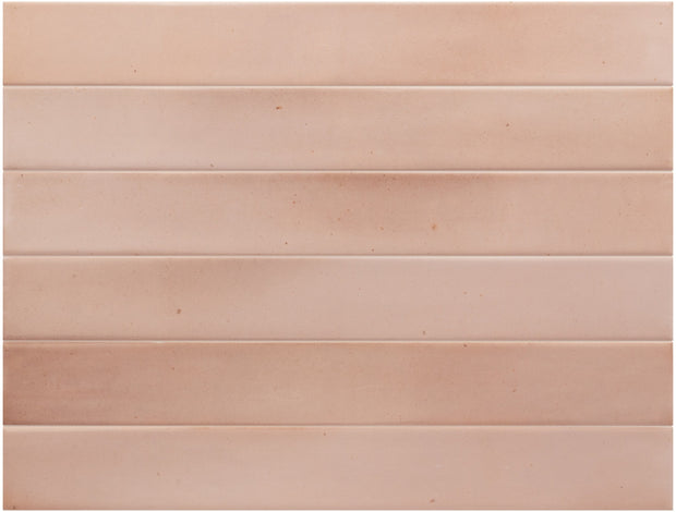 Massimo Pink Sand Satin Ceramic Subway Tiles tile