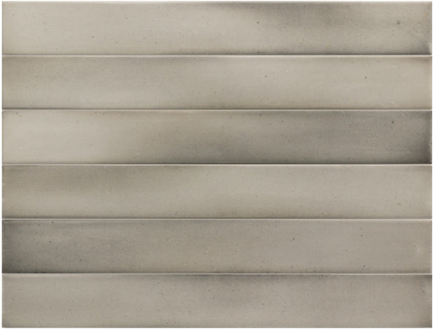 Massimo Skylon Grey Satin Ceramic Subway Tiles tile