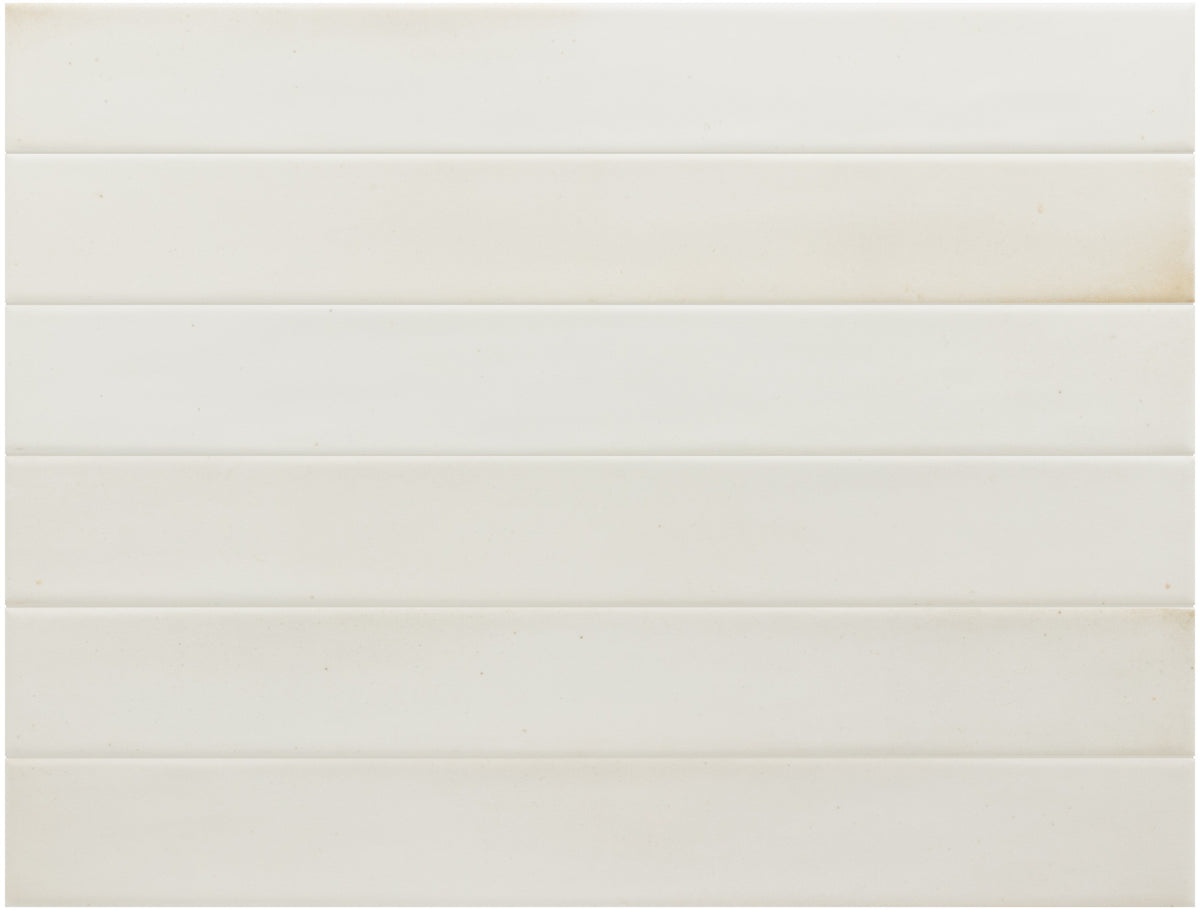Massimo White Satin Ceramic Subway Tiles tile