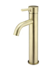 Round Tall Curved Basin Mixer