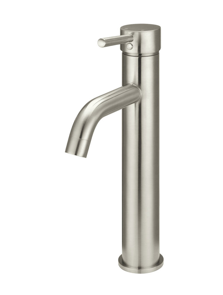 Round Tall Curved Basin Mixer