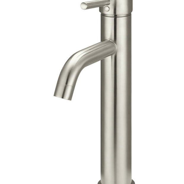 Round Tall Curved Basin Mixer