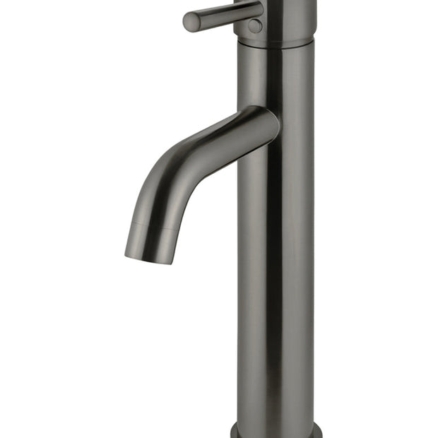 Round Tall Curved Basin Mixer