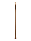 Round Freestanding Bath Spout - Lustre Bronze