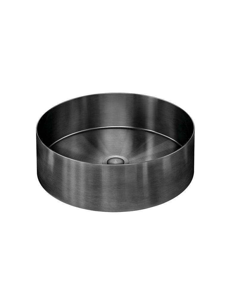 Lavello Round Steel Bathroom Basin 380 x 110
