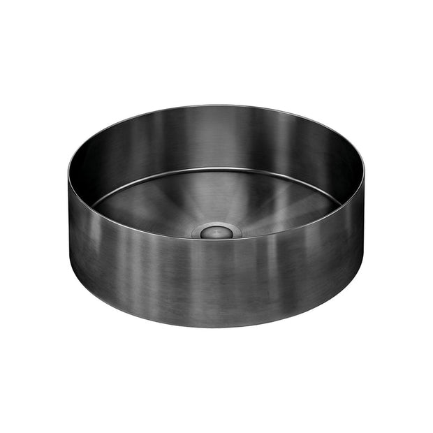 Lavello Round Steel Bathroom Basin 380 x 110
