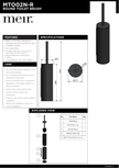 Meir specification sheet