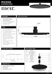 Meir specification sheet