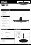 Meir specification sheet