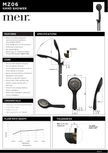 Meir specification sheet