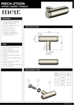 Meir specification sheet