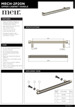 Meir specification sheet