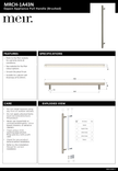 Meir specification sheet