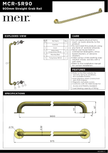 Meir specification sheet