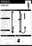 Meir specification sheet
