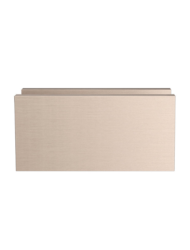 Glass Support U Bracket - Champagne