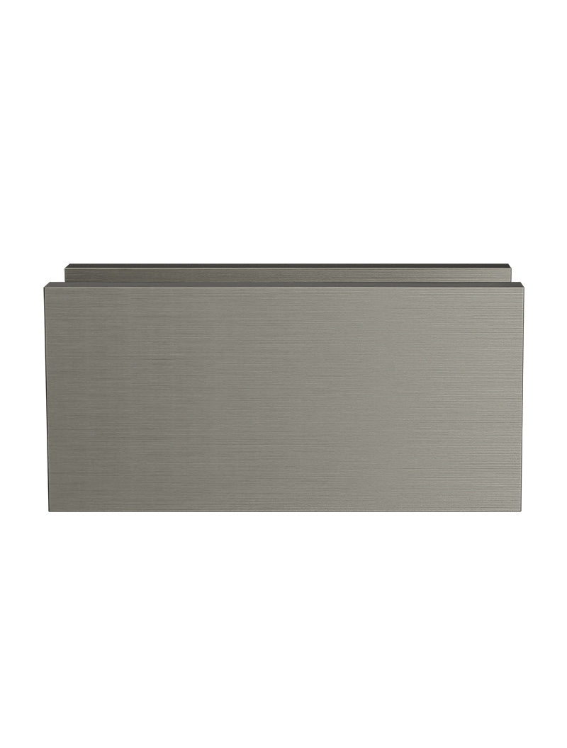 Glass Support U Bracket - Shadow Gunmetal