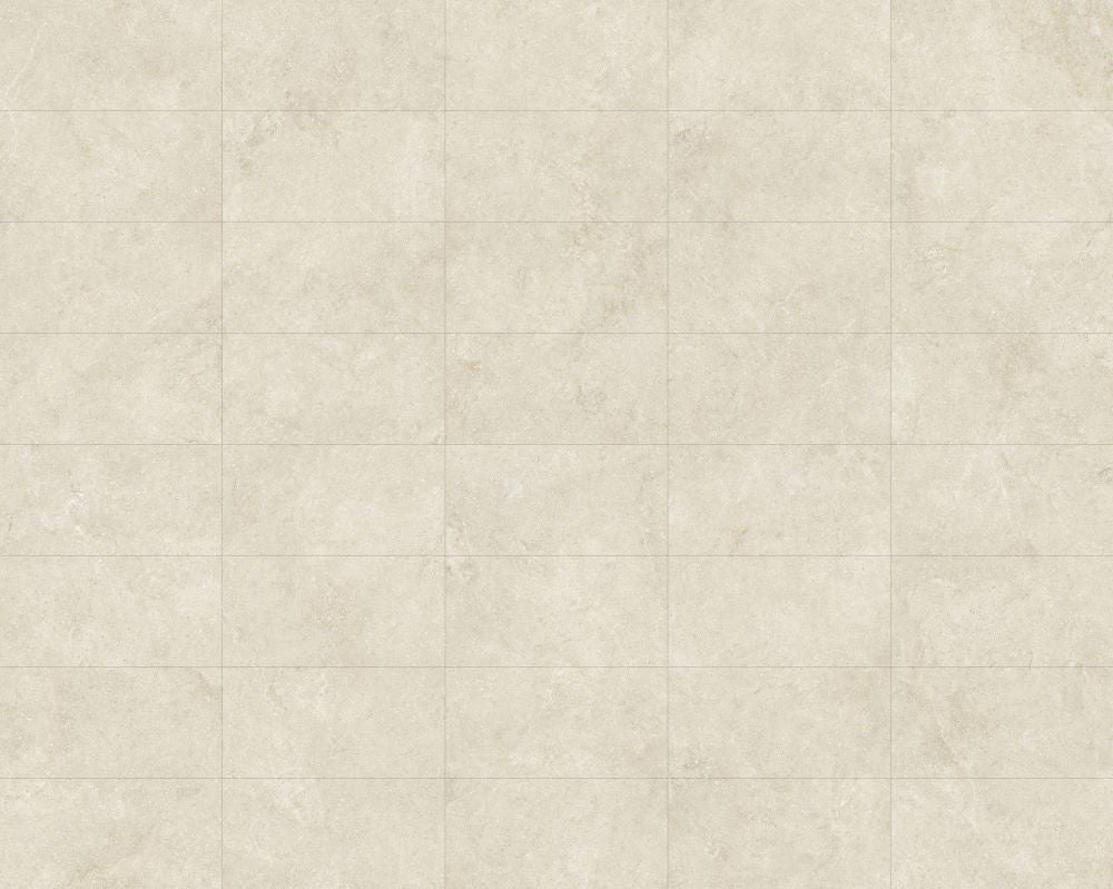Milano Beige Matt Stone Look Porcelain Tiles 300x600mm in a room setting