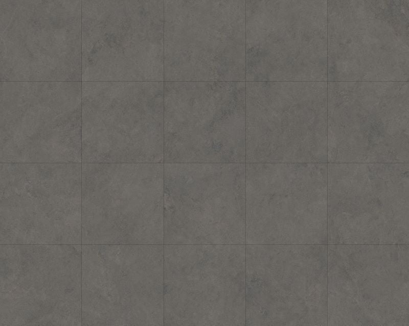 Milano Grey Matt Stone Look Porcelain Tiles 600x600mm in a room setting