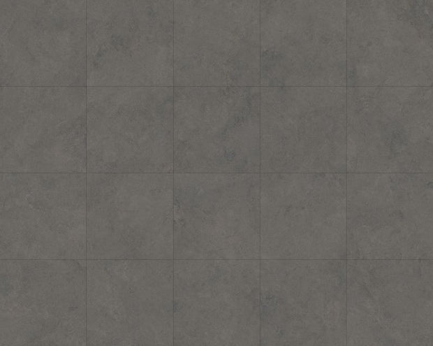 Milano Grey Matt Stone Look Porcelain Tiles 600x600mm in a room setting
