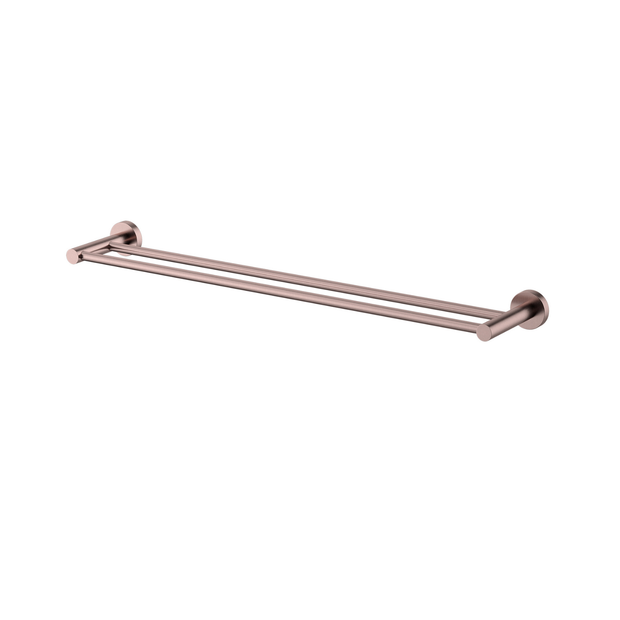Modern National Mirage Double Towel Rail 600mm