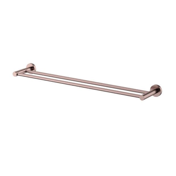 Modern National Mirage Double Towel Rail 750mm