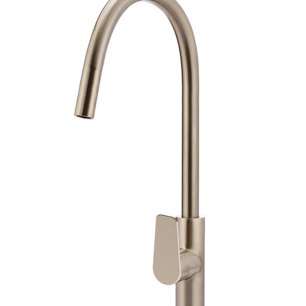 Round Paddle Piccola Pull Out Kitchen Mixer Tap