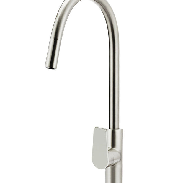 Round Paddle Piccola Pull Out Kitchen Mixer Tap