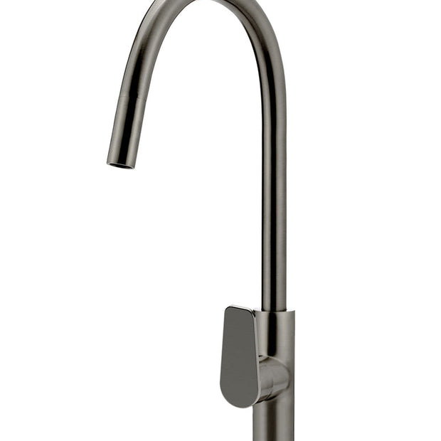 Round Paddle Piccola Pull Out Kitchen Mixer Tap