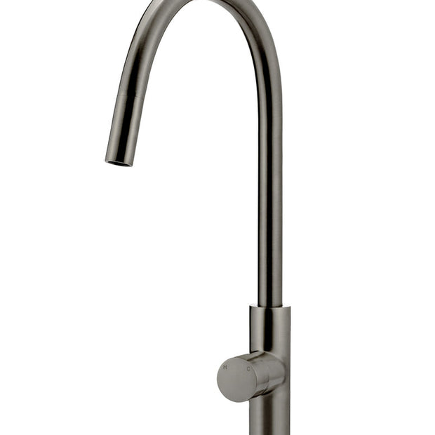 Round Pinless Piccola Pull Out Kitchen Mixer Tap