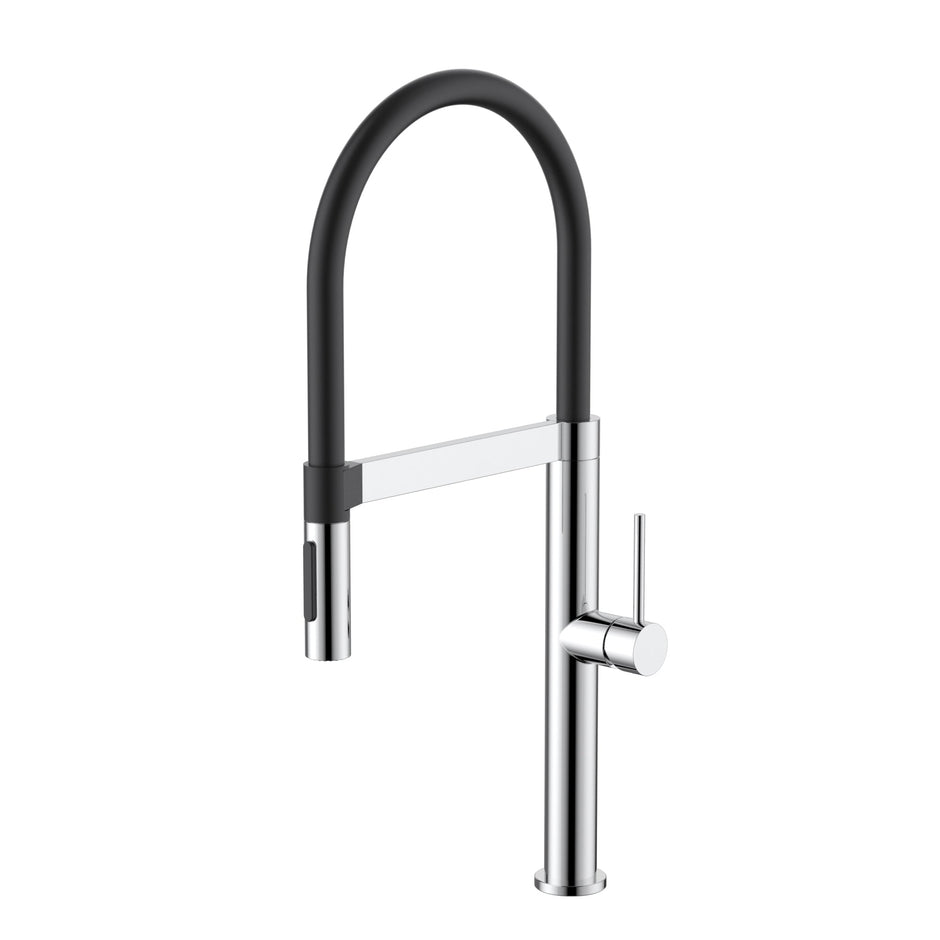 Pull Down Kitchen Mixer With Magnetic Dock - Polished Chrome
