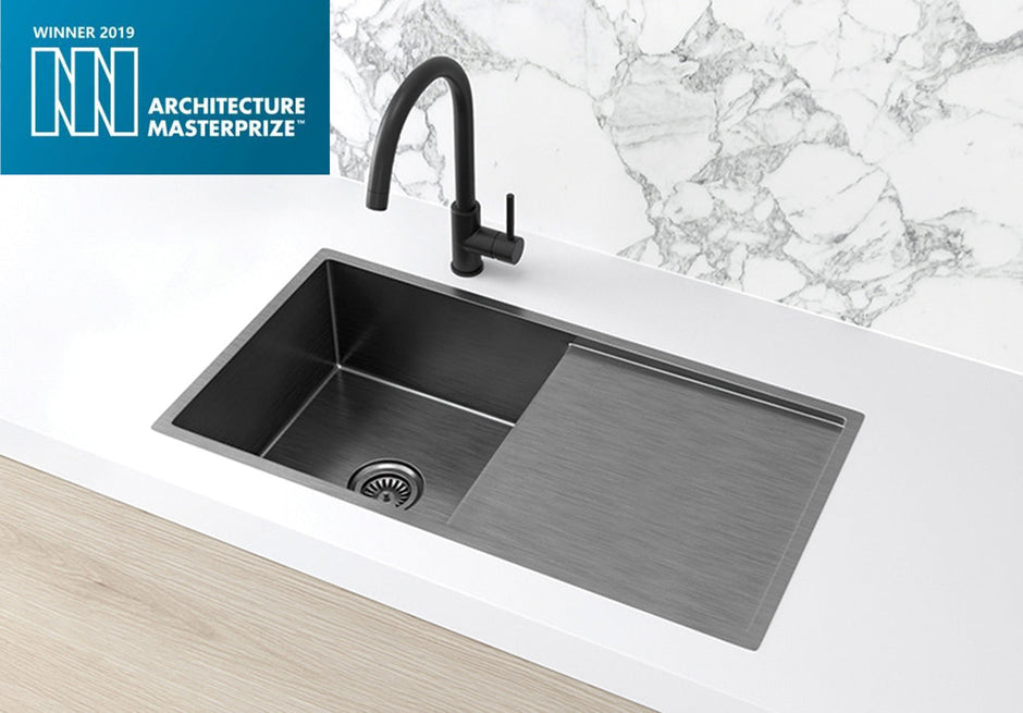 Lavello Kitchen Sink - Single Bowl & Drainboard 840 x 440 - PVD