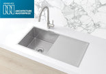 Lavello Kitchen Sink - Single Bowl & Drainboard 840 x 440