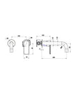 Nova Wall Combination line drawing