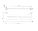 Medoc Bathroom Shelf line drawing