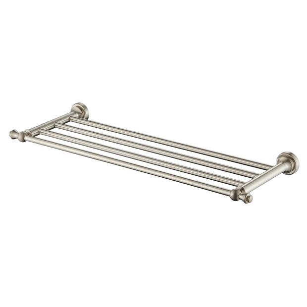 Medoc Bathroom Shelf in Brushed Nickel