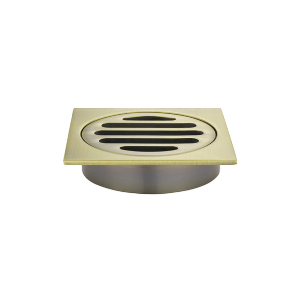 Square Floor Grate Shower Drain 80mm outlet