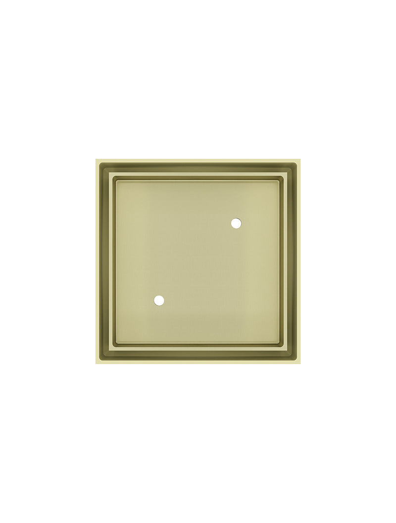 Shower Waste with Tile Insert - PVD Tiger Bronze