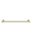 Round Double Towel Rail 600mm - PVD Tiger Bronze
