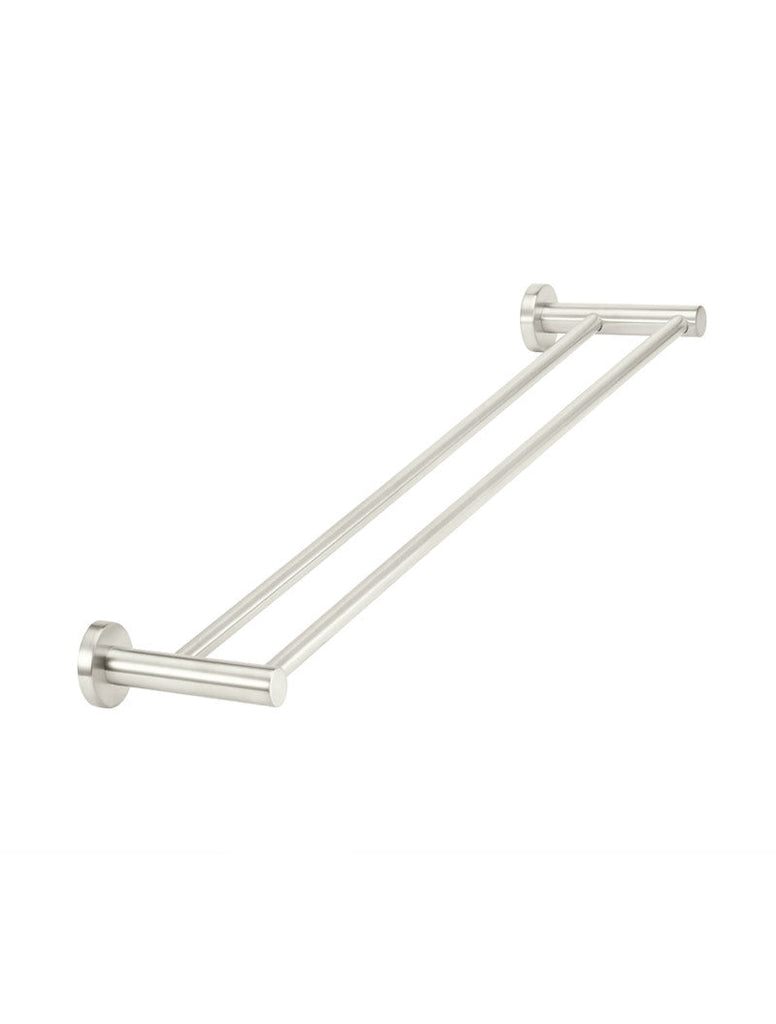 Round Double Towel Rail 600mm