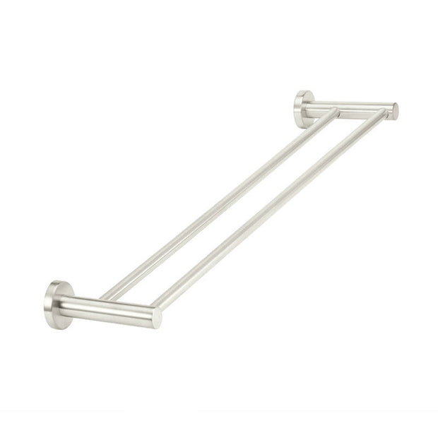 Round Double Towel Rail 600mm