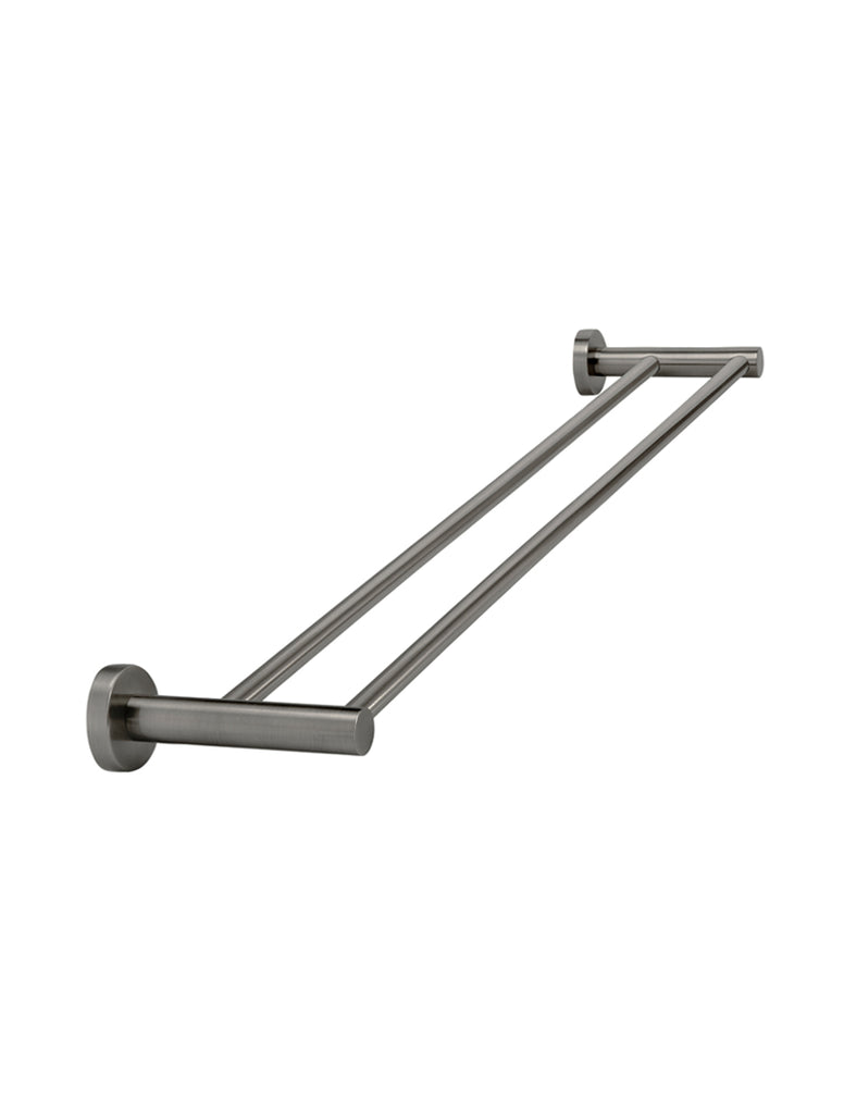 Round Double Towel Rail 600mm