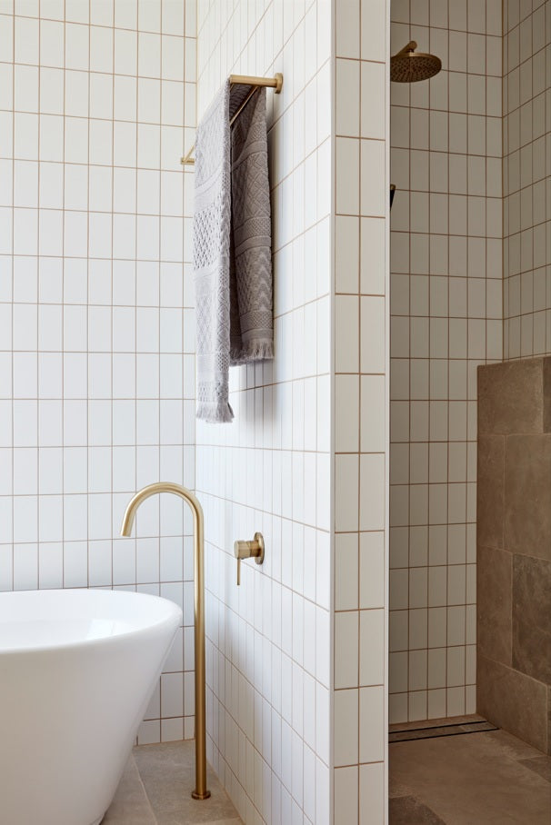 Round Wall Mixer Trim Kit (In-wall Body Not Included) - PVD Tiger Bronze