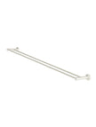 Round Double Towel Rail 900mm - PVD Brushed Nickel