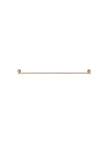 Round Single Towel Rail 600mm - Champagne